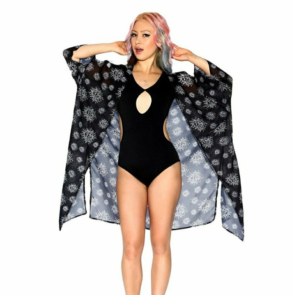 SOLD !!! Sun & Moon Kimono - I heart Raves